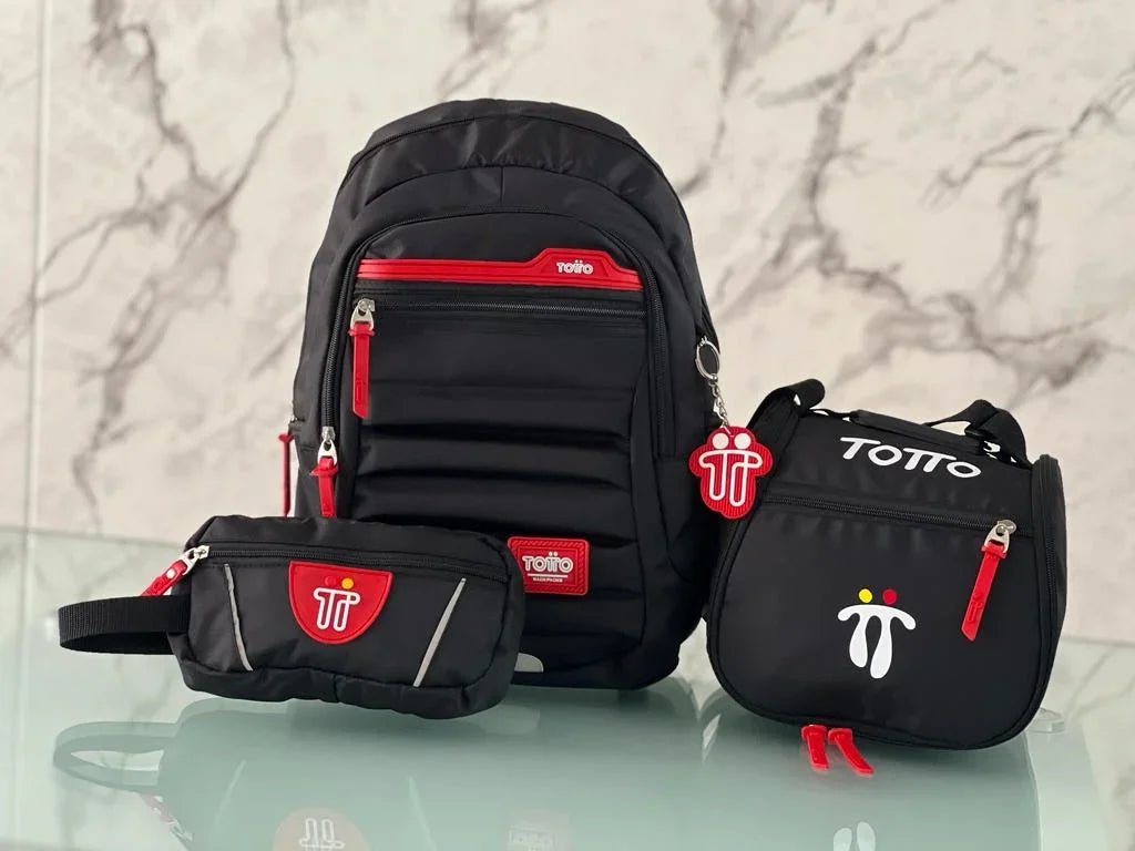🔥COMBO PREMIUM TOTTO - TRIO PRECIO DE LIQUIDACIÓN 3x1🔥 LLEVA 3 ARTICULOS MALETIN, CARTUCHERA Y LONCHERA TERMICA